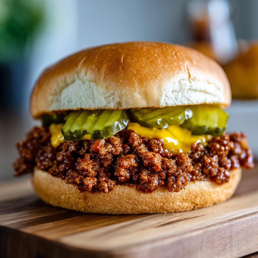 Big Mac Sloppy Joes with Pickles