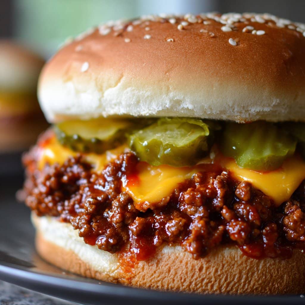 Big Mac Sloppy Joes with Pickles
