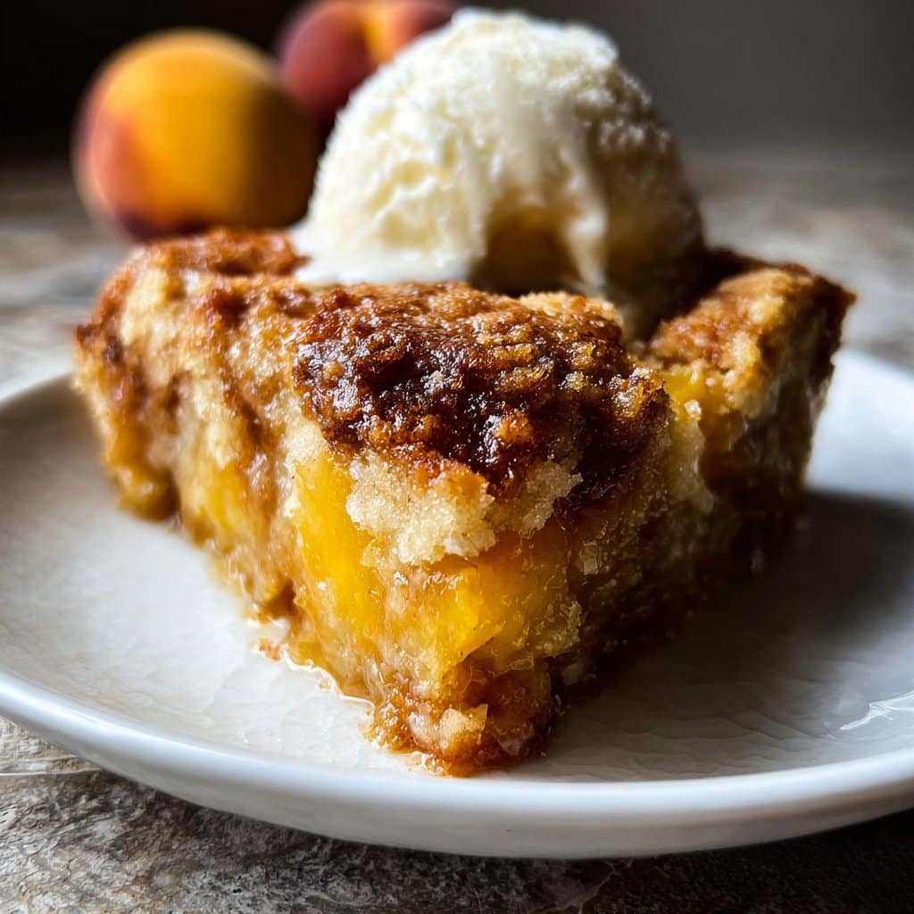 Brown Butter Peach Cobbler