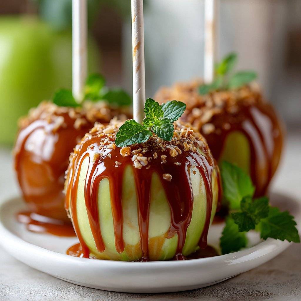 Caramel Apples with Simple Ingredients