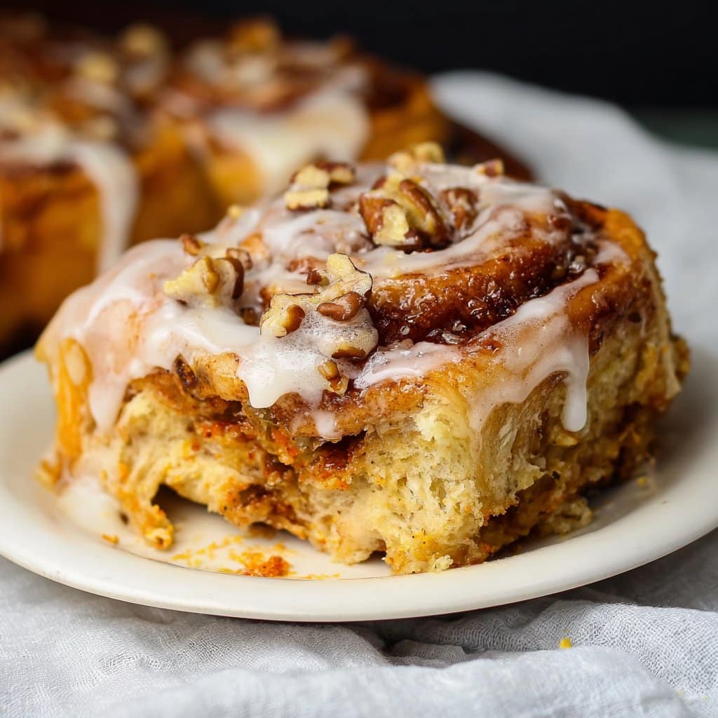 Carrot Cake Cinnamon Rolls