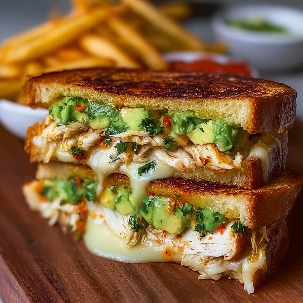 Chicken Avocado Melt Sandwich