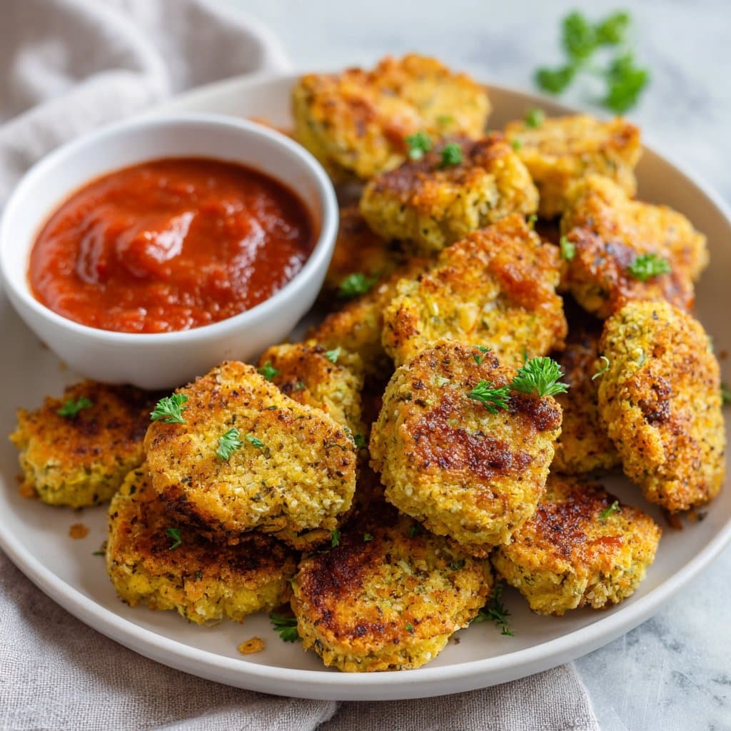 Chickpea Vegetable Nuggets