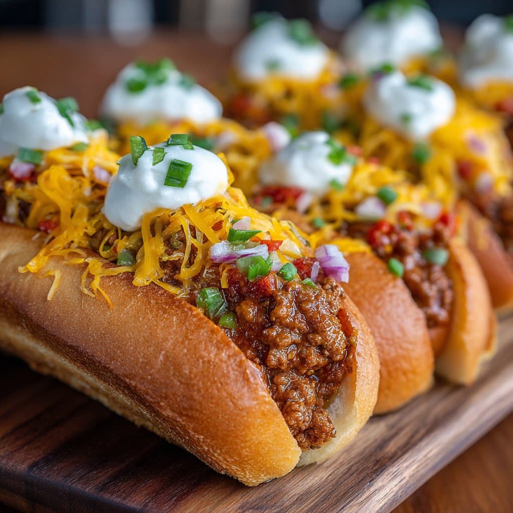 Chili Cheese Dog Sliders