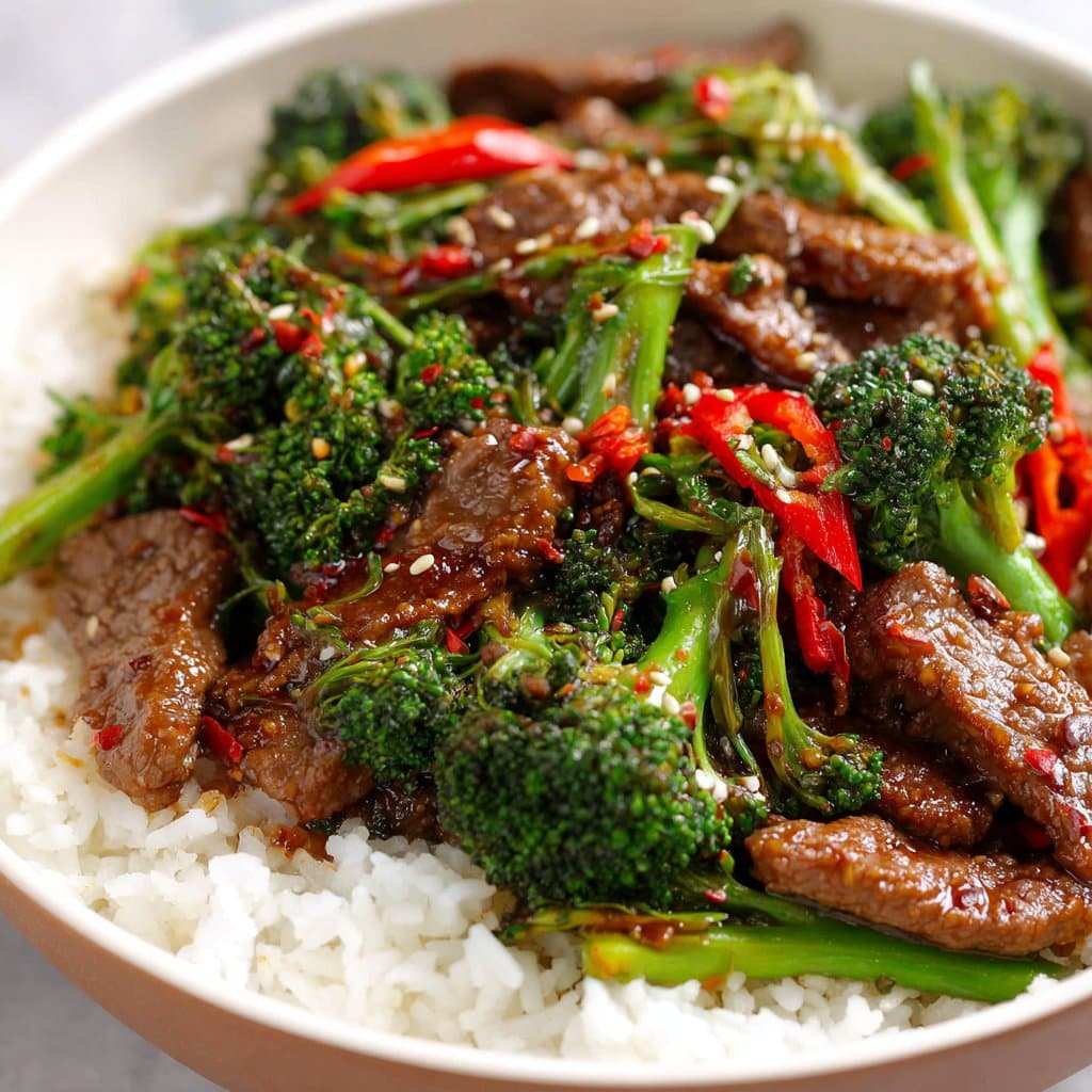 Chinese Beef and Broccoli Stir Fry