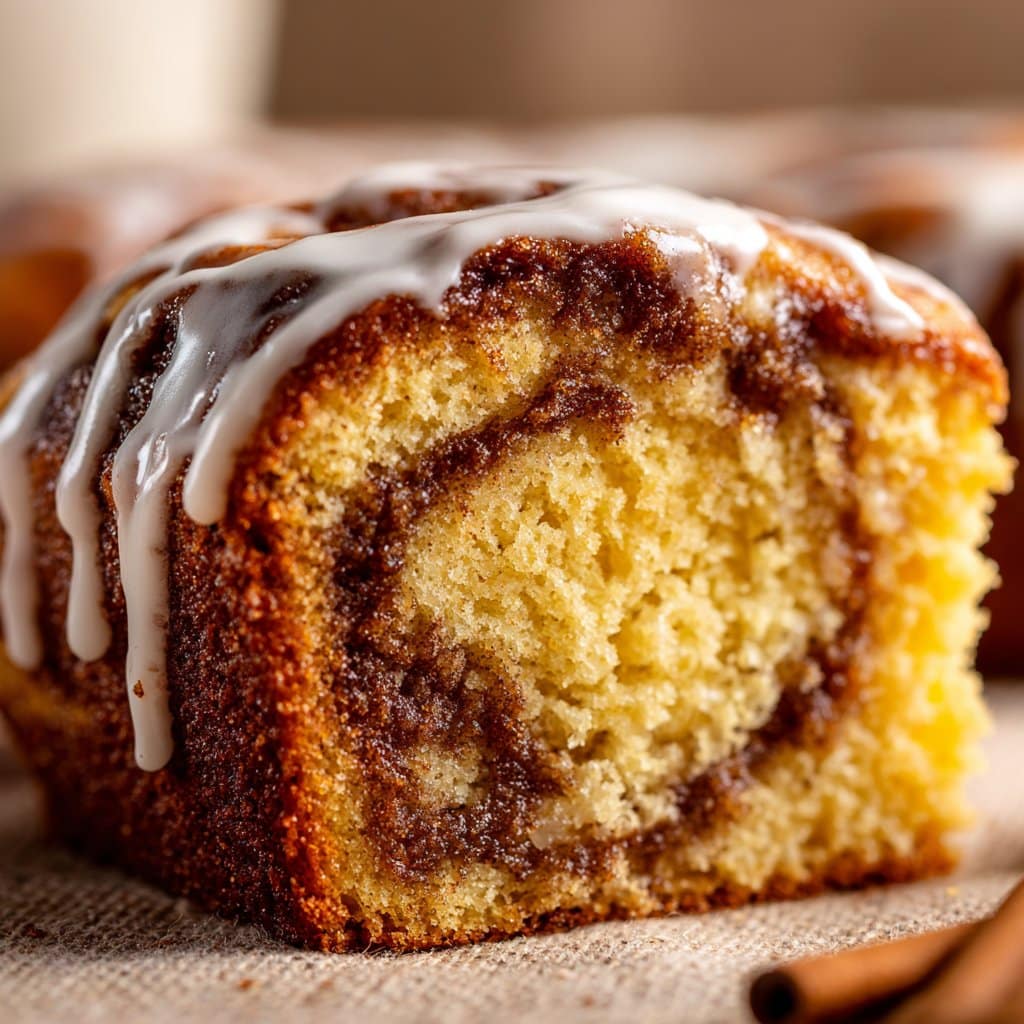 Cinnamon Roll Cake with Box Cake Mix