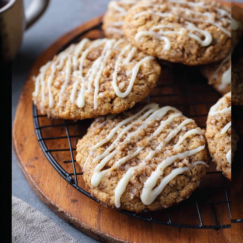 Cinnamon Spiced Coffee Cake Cookies