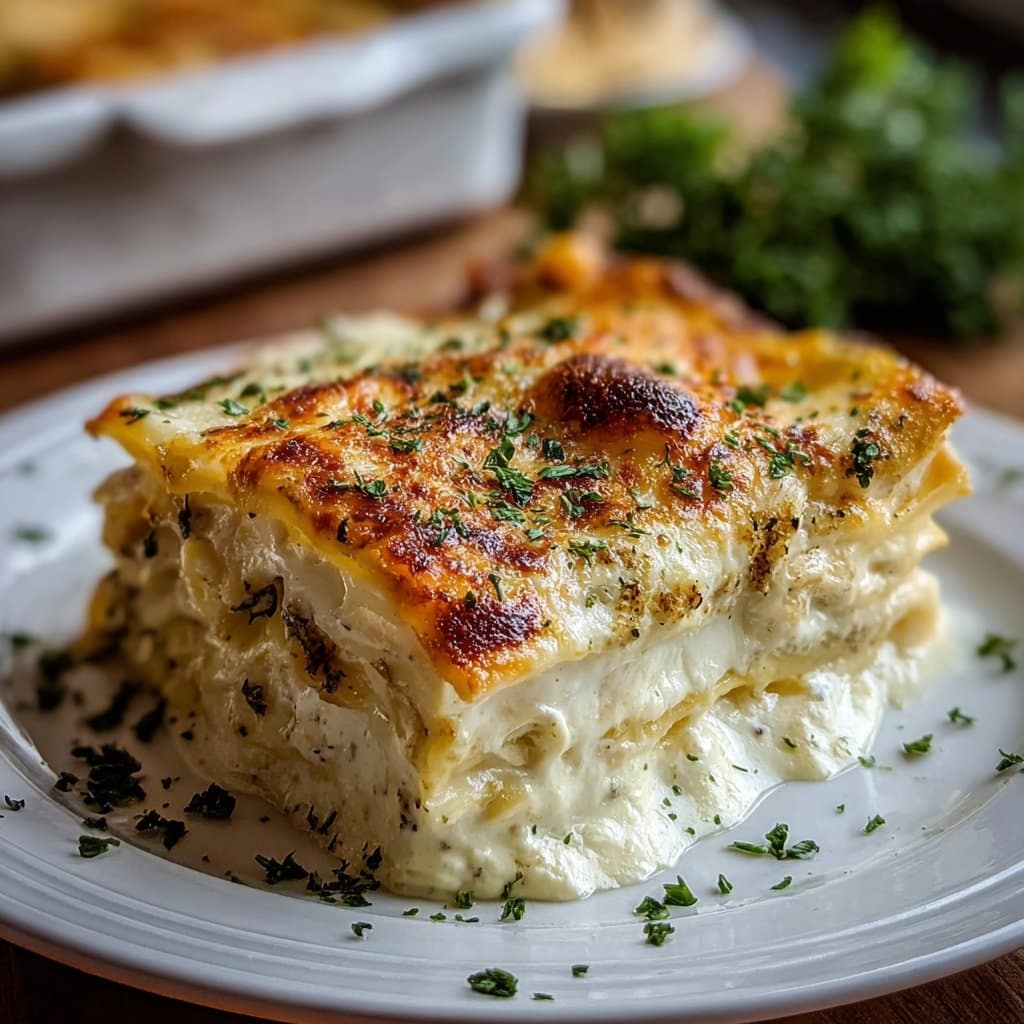 Creamy White Lasagna