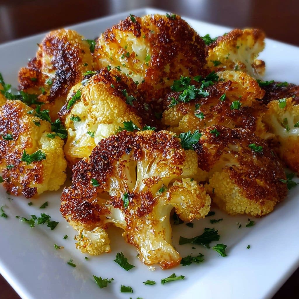 Crispy Roasted Cauliflower