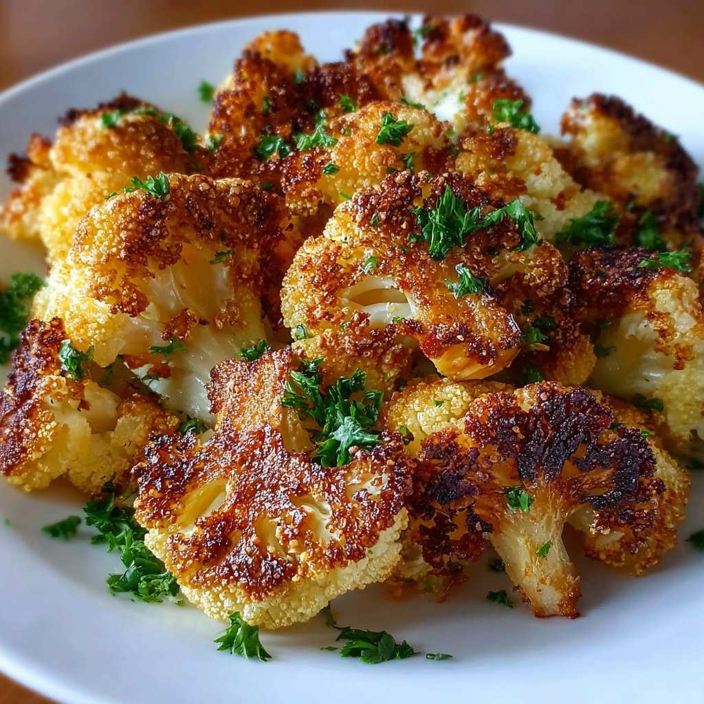 Crispy Roasted Cauliflower