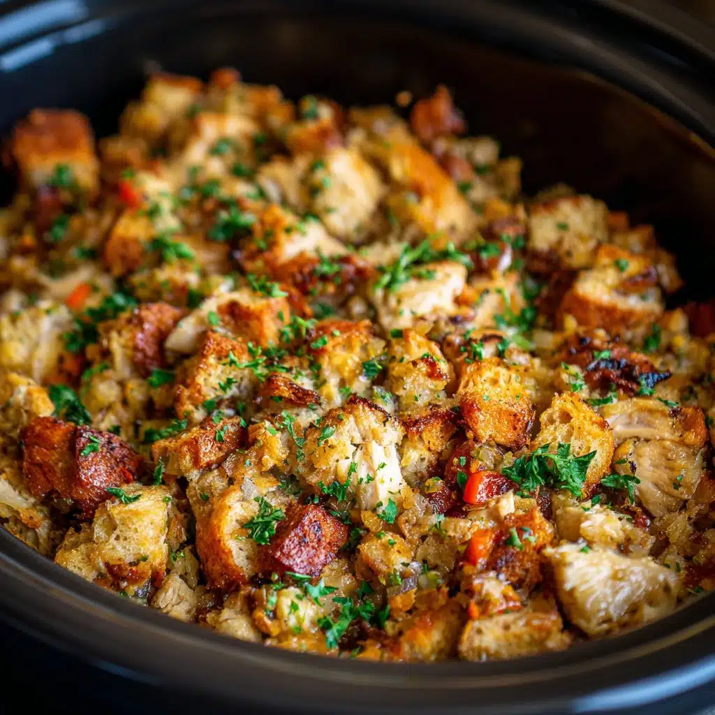 Crock Pot Chicken and Stuffing Dinner