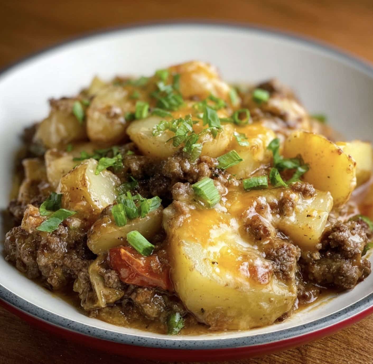 Crockpot Hamburger Potato Casserole