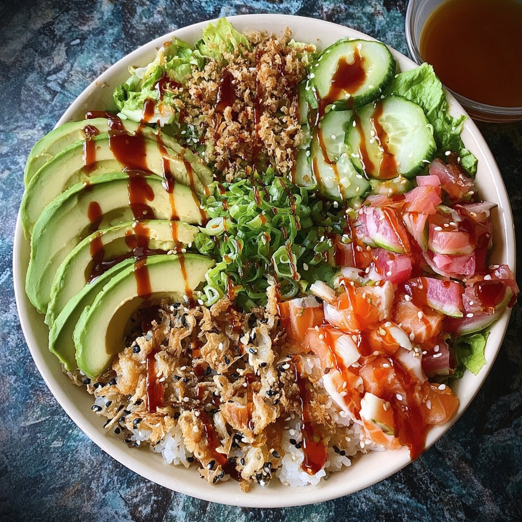 Crunch Roll Sushi Bowl