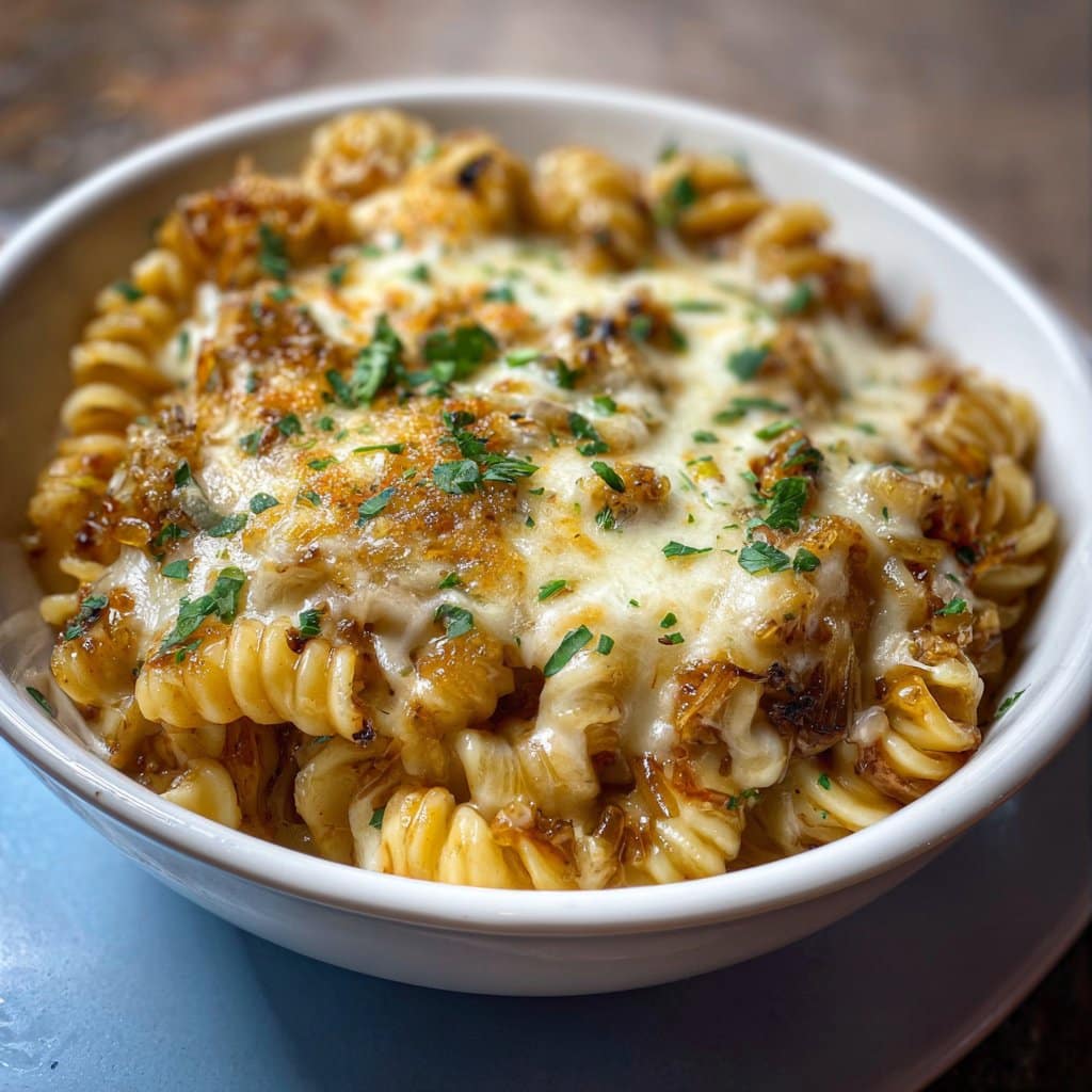 French Onion Soup Pasta Recipe