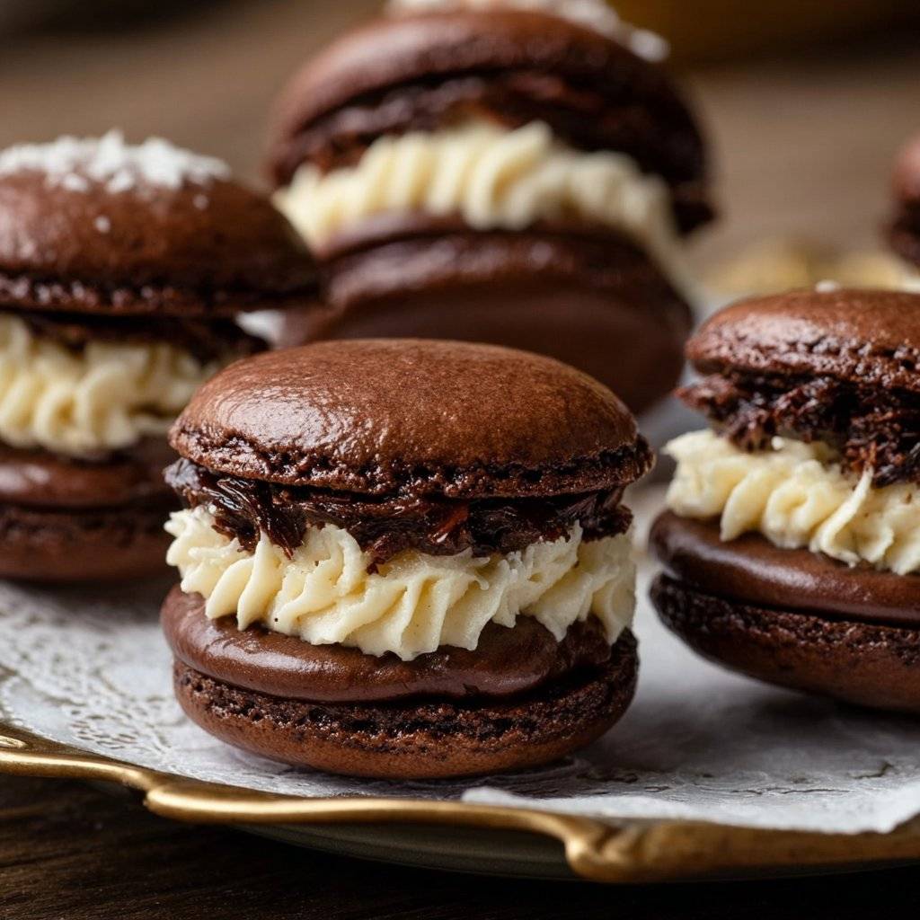 German Chocolate Whoopie Pies