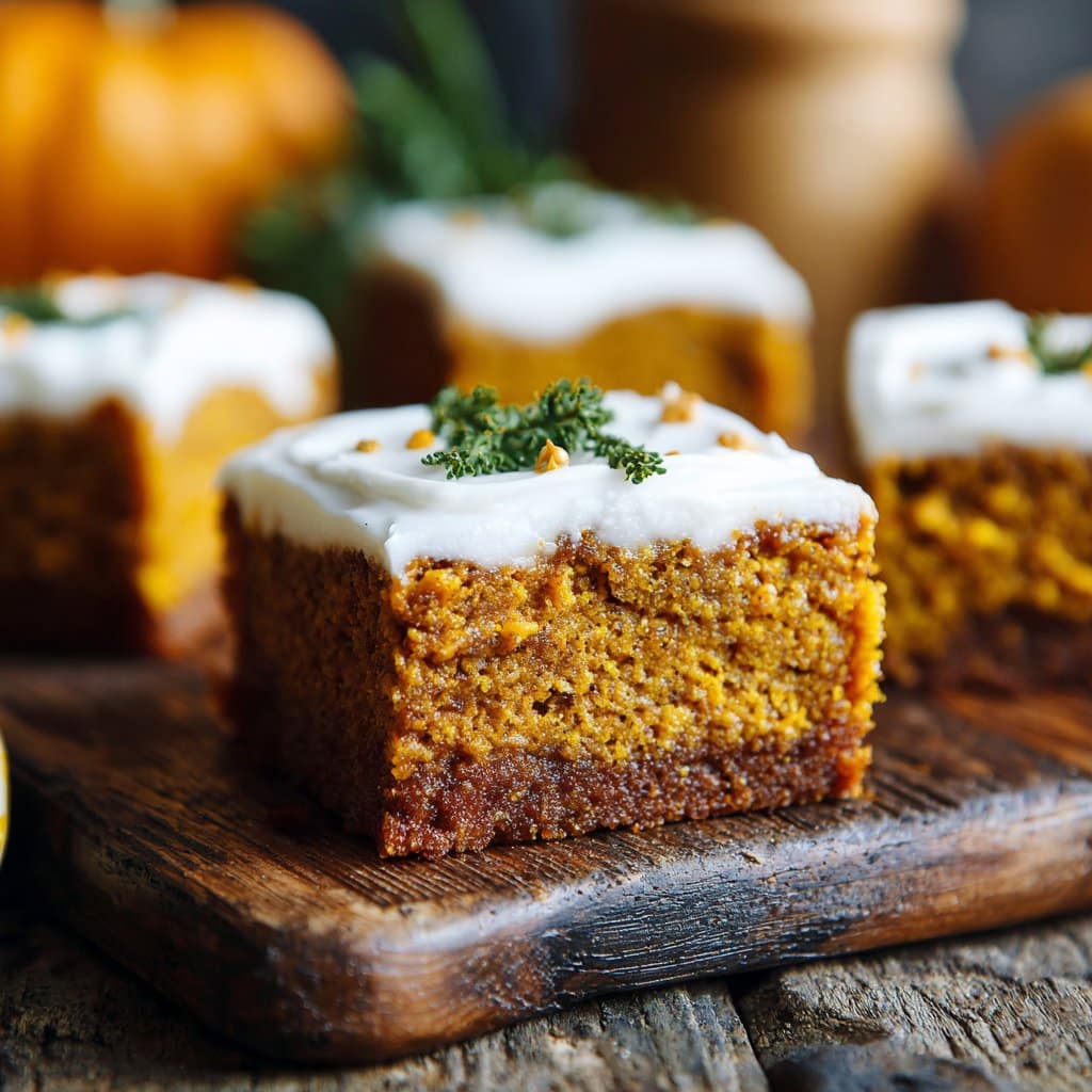 Gluten Free Pumpkin Bars for Holiday Baking