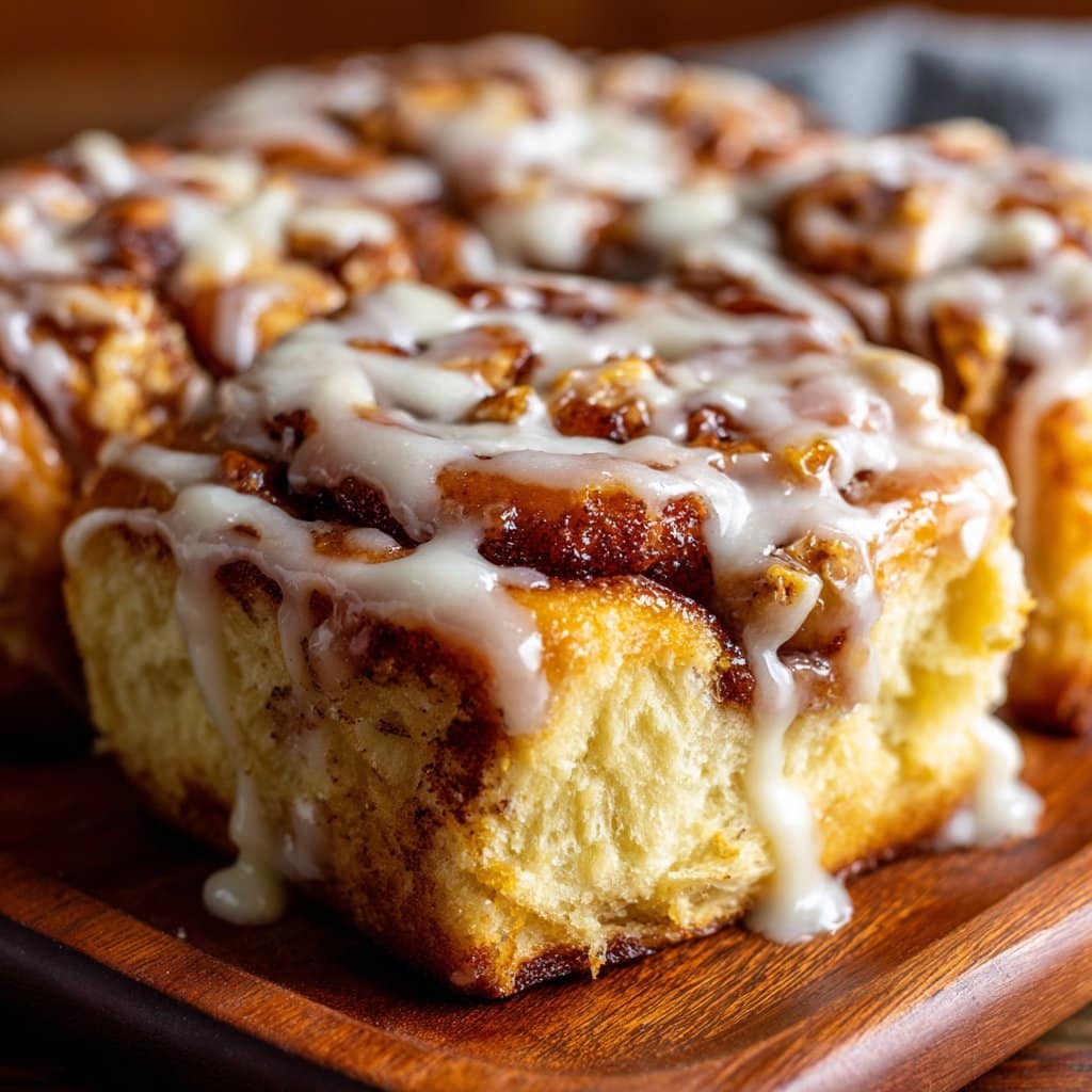 Hawaiian Roll Cinnamon Rolls with Glaze
