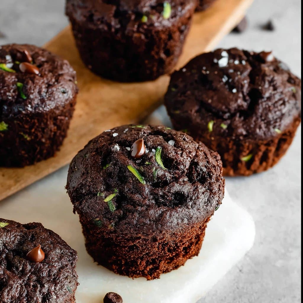 Healthy Chocolate Zucchini Muffins – Gluten Free