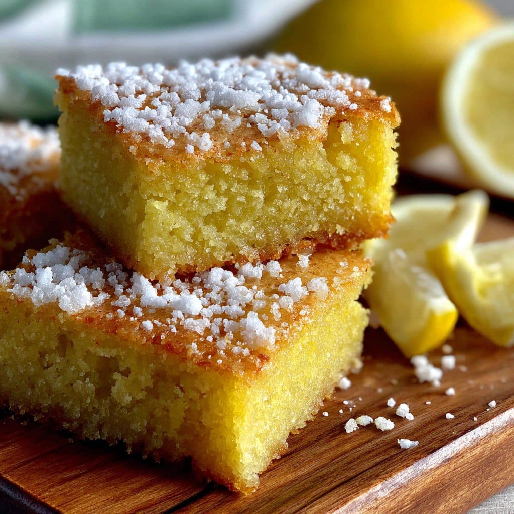 Homemade Lemon Brownies