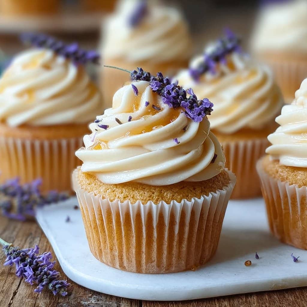 Lavender Honey Cupcakes