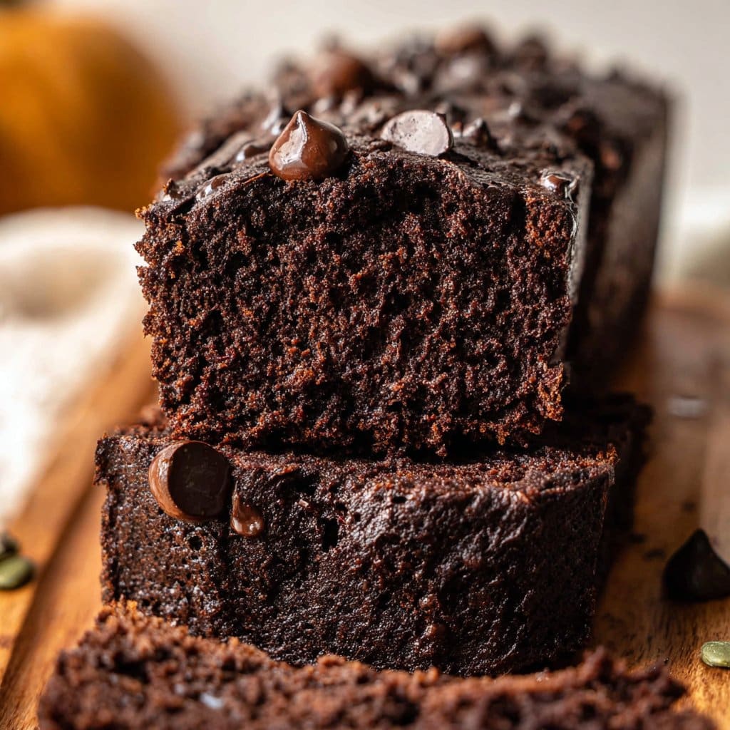 Moist Chocolate Pumpkin Bread