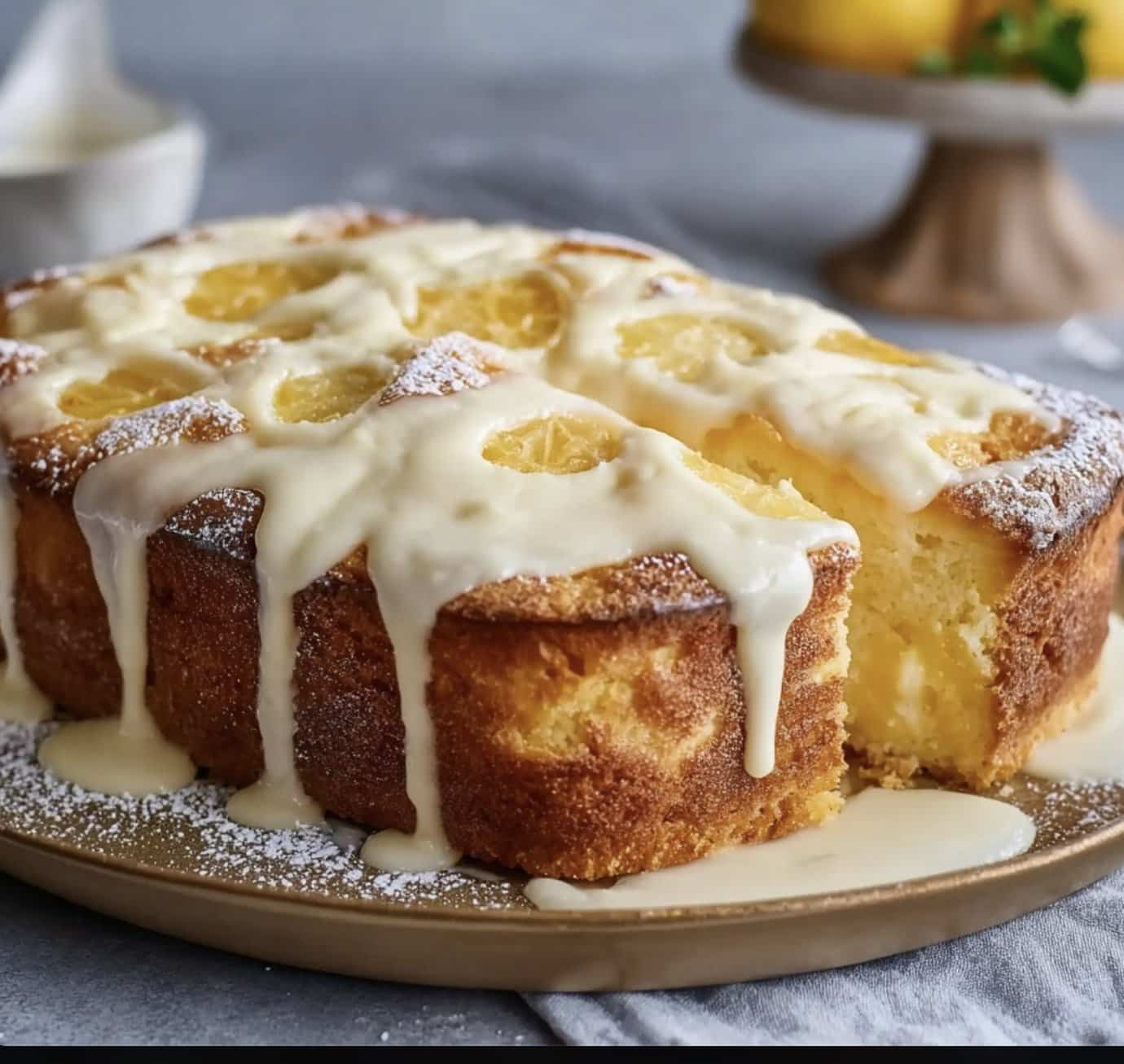 Paul Hollywood's Lemon cream filled Cake