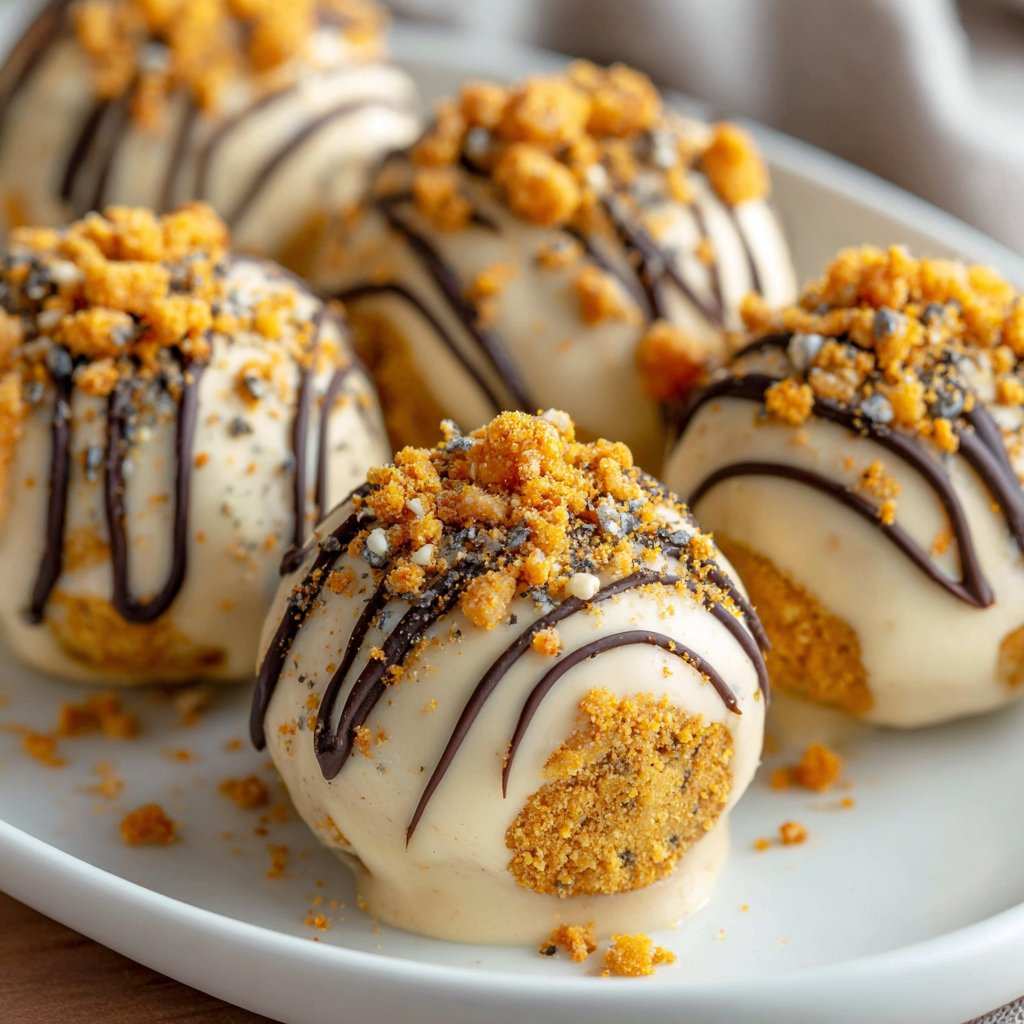 Pumpkin Cheesecake Truffles