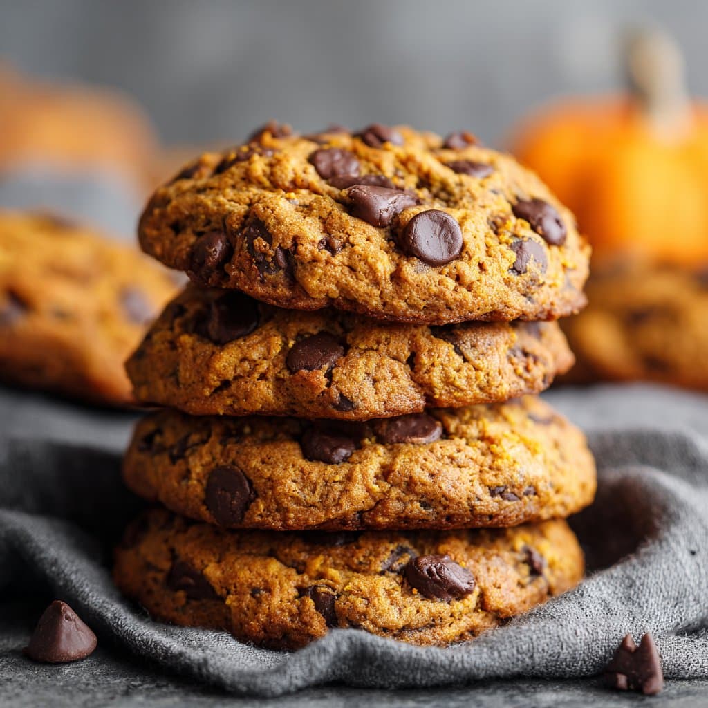 Pumpkin Chocolate Chip Cookies Easy Recipe