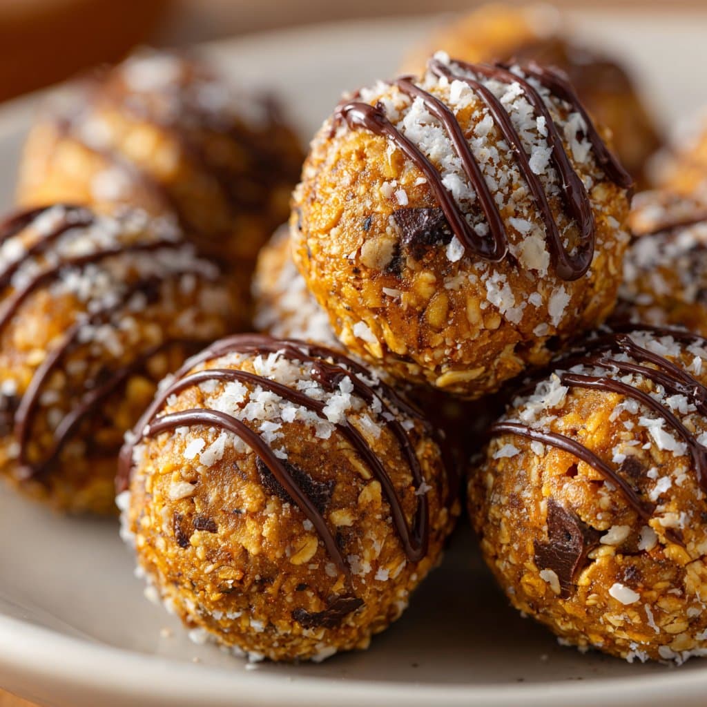 Pumpkin Energy Balls No Bake Snack