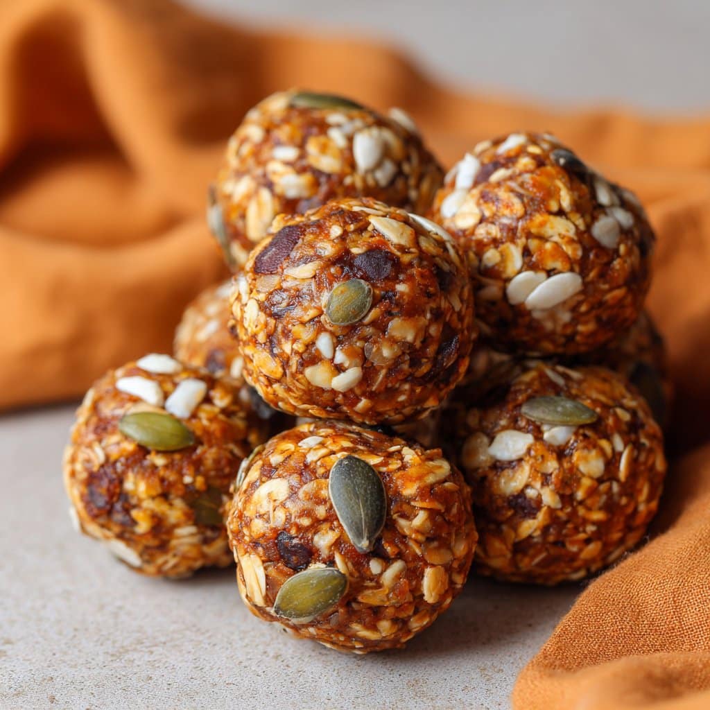 Pumpkin Energy Balls No Bake Snack