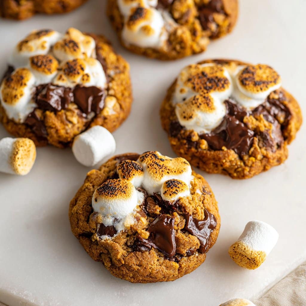 Pumpkin S’mores Cookies