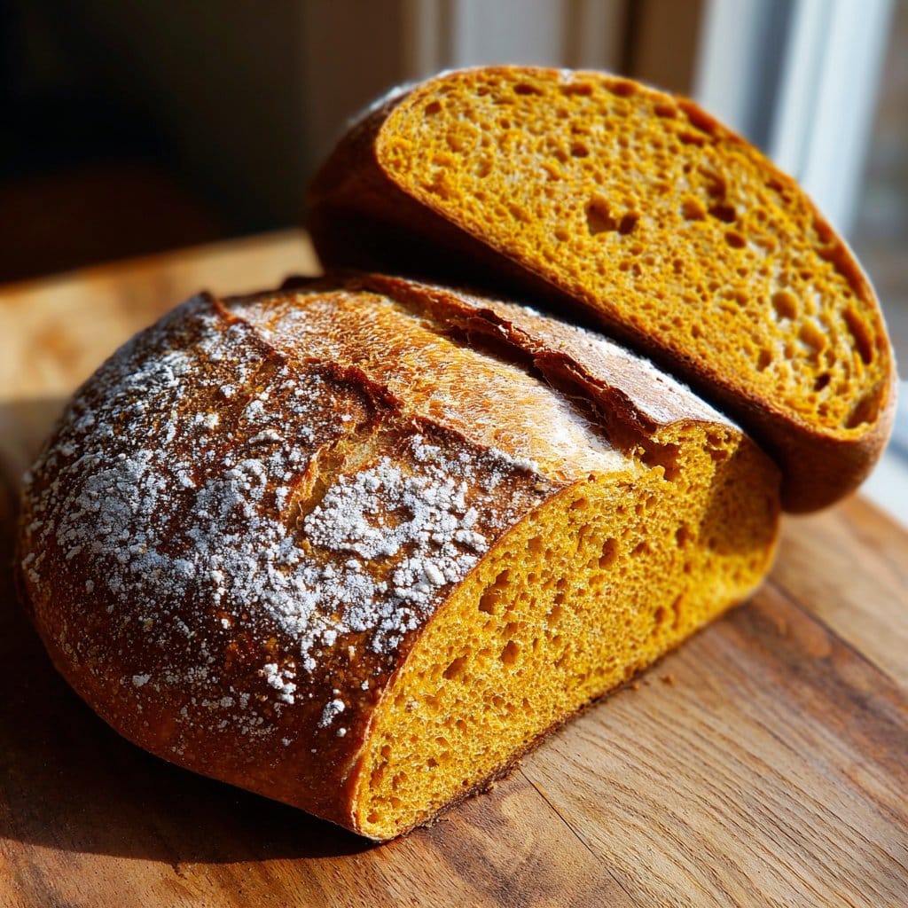 Pumpkin Sourdough Bread Homemade recipe