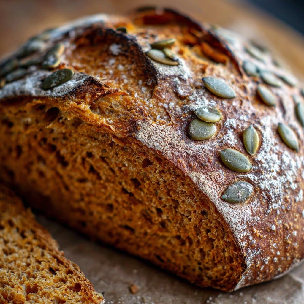 Pumpkin Sourdough Bread Homemade