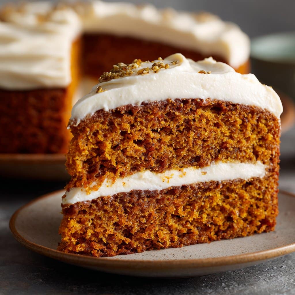 Pumpkin Spice Cake with Cream Cheese Frosting