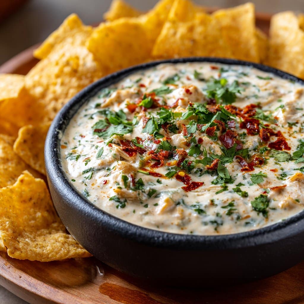 Ranch Queso Dip for Chips and Tacos