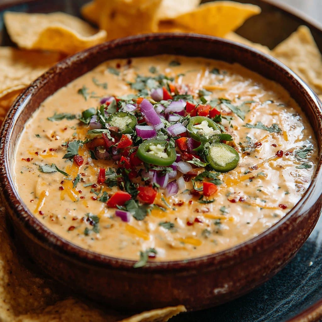 Ranch Queso Dip for Chips and Tacos