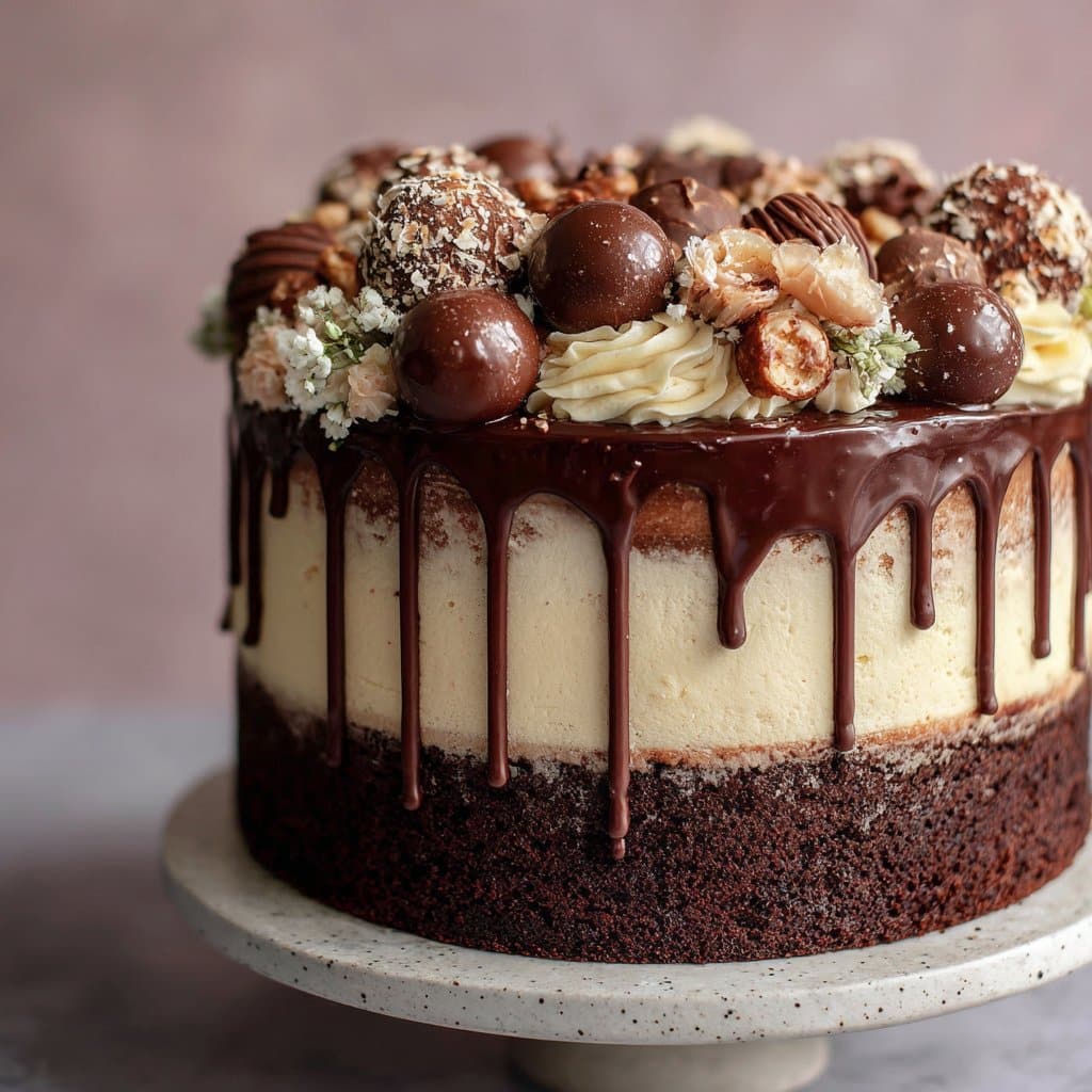 Elegant Chocolate Forest Cake