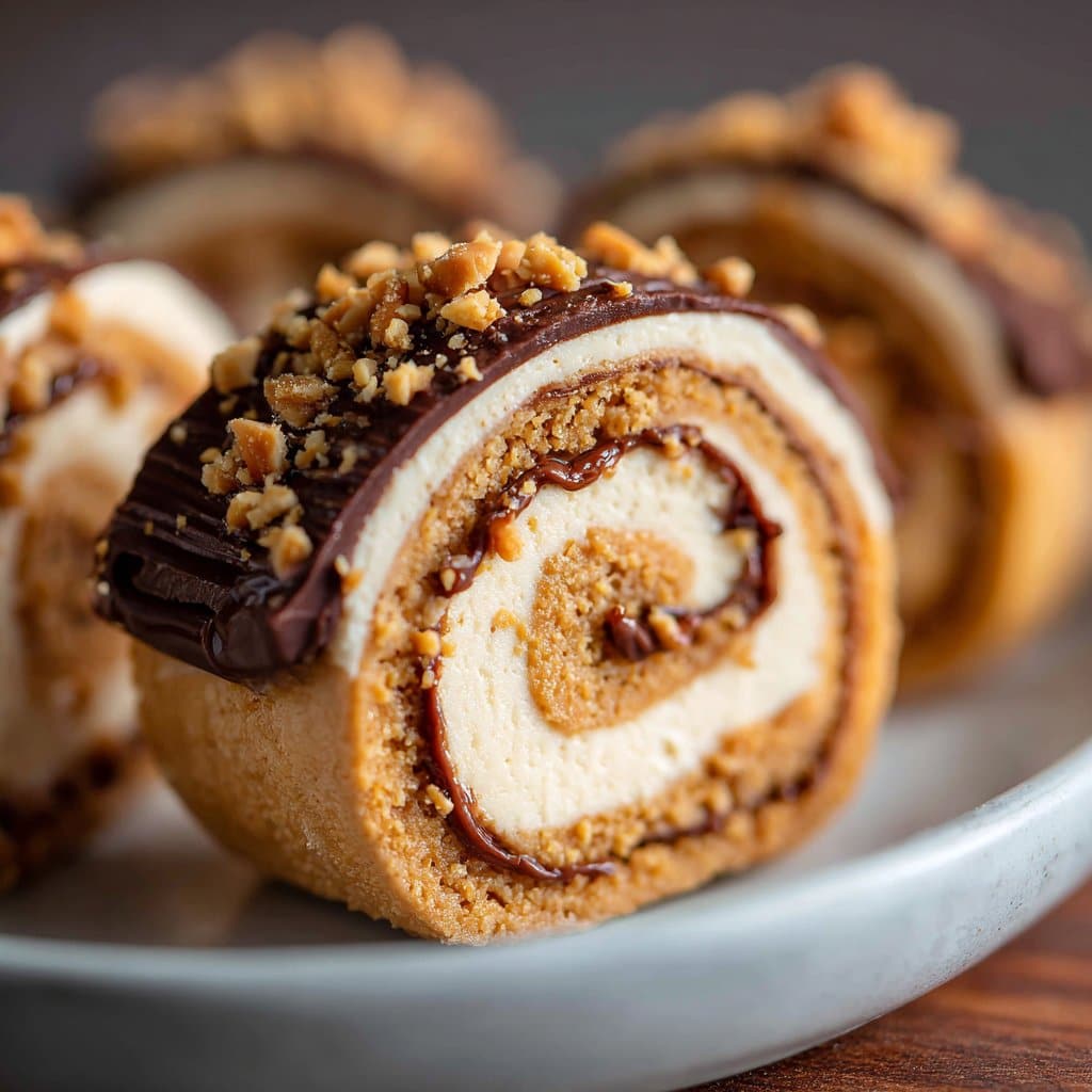 Keto Peanut Butter Pinwheels (No Bake)