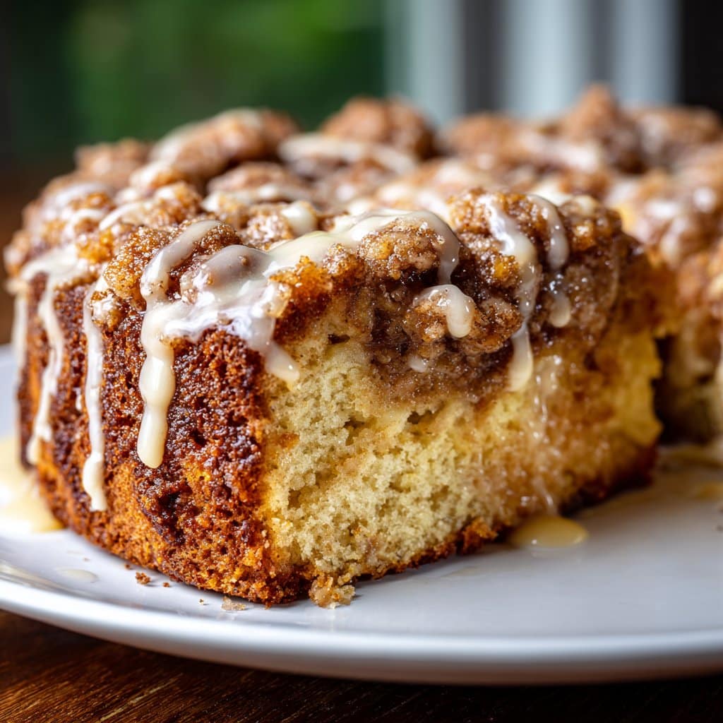 Cinnamon Apple Crumb Cake (Moist!)