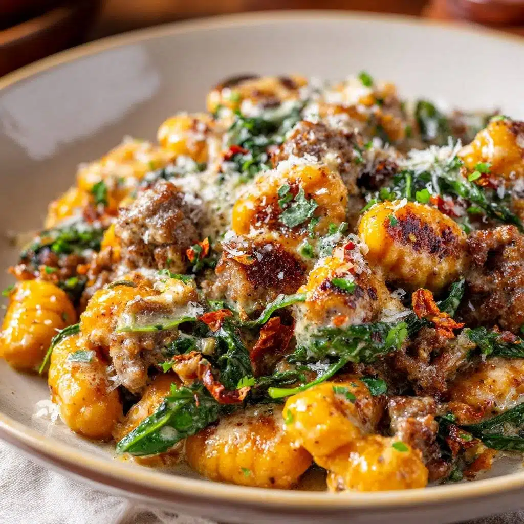 Creamy Butternut Squash Gnocchi with Sausage