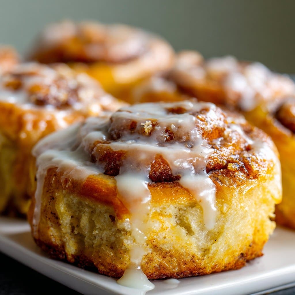 Chai Cinnamon Rolls with Vanilla Glaze