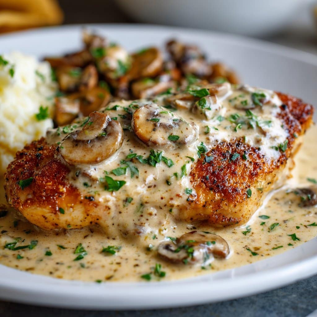 Irish Chicken in Creamy Whiskey Sauce