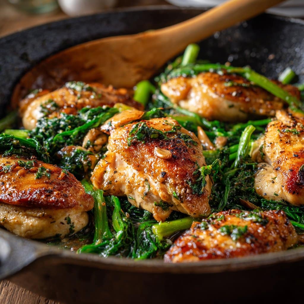 Garlic Chicken Skillet (Keto Friendly)