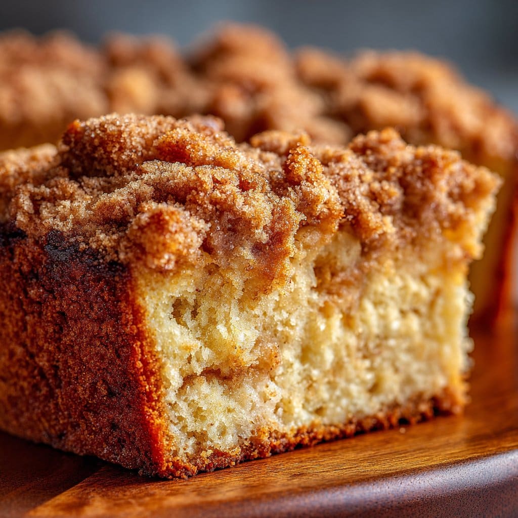 Cinnamon Apple Crumb Cake (Moist!)