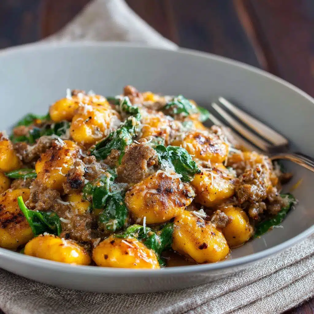 Creamy Butternut Squash Gnocchi with Sausage