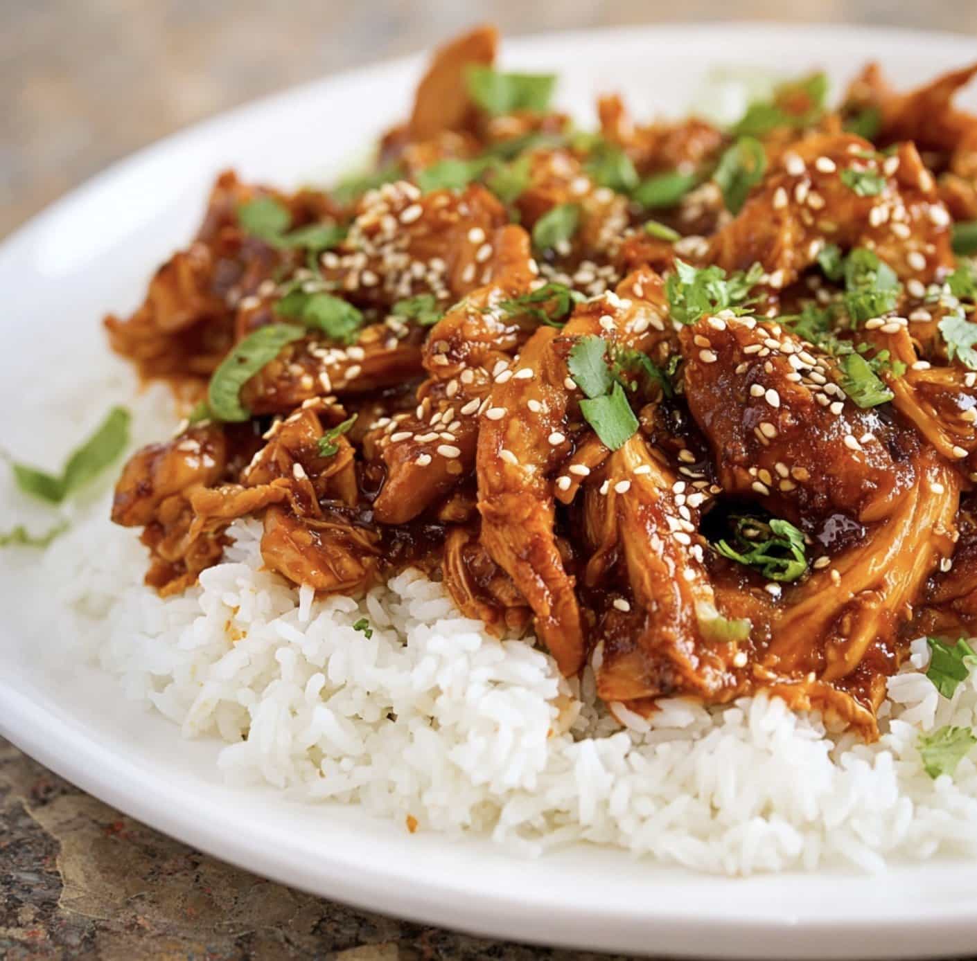 Slow Cooker Korean BBQ Chicken