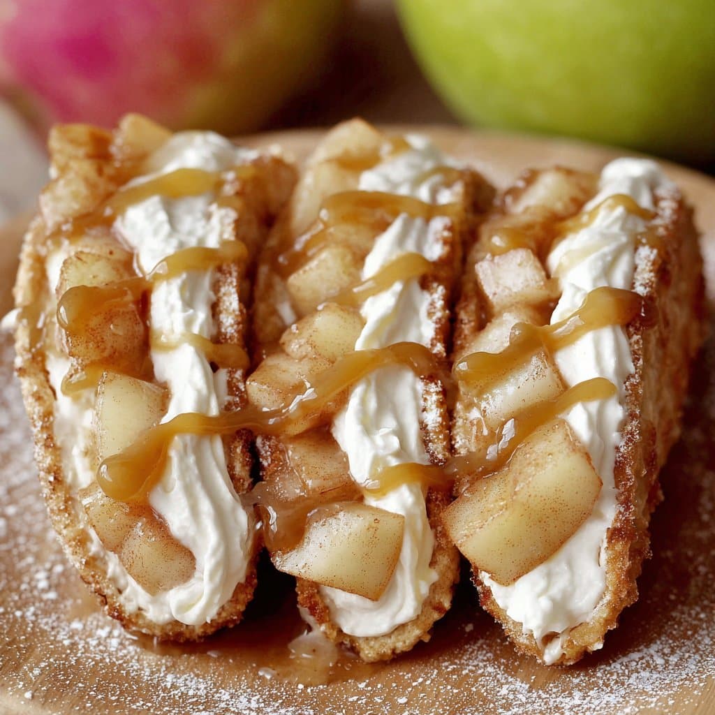 BEST RECIPE For Apple Cheesecake Tacos