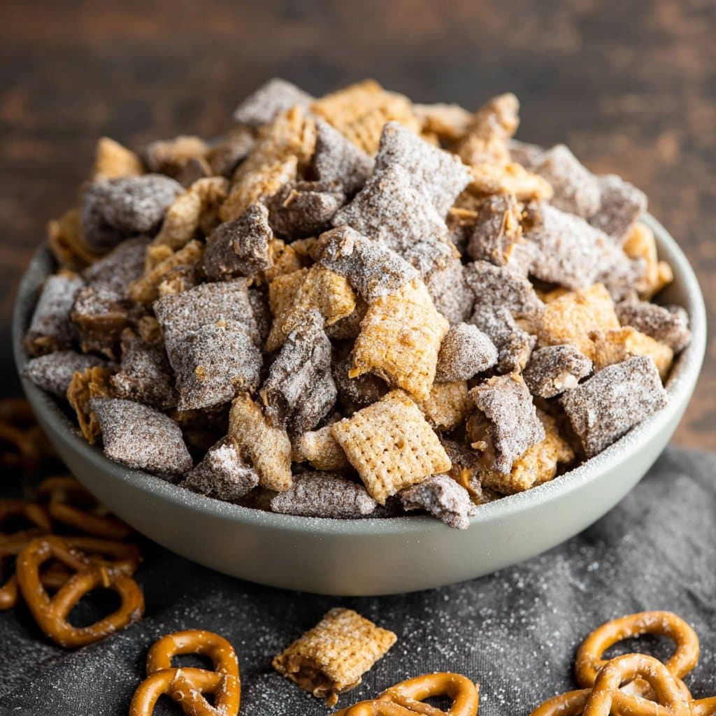Butterfinger Muddy Buddies