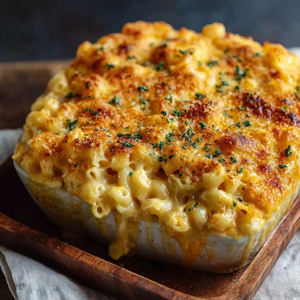 Cheesy Baked Mac and Cheese Recipe