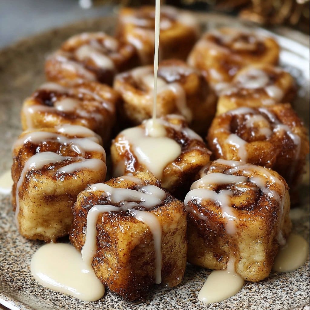 Cinnamon Roll French Toast Bites Recipe
